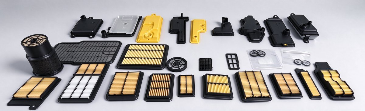 Automotive filter mesh insert
